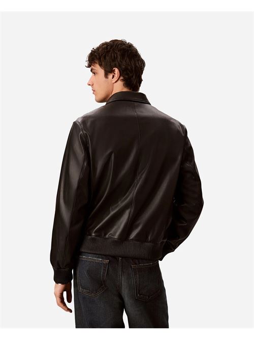 ls faux leather bomber jkt CALVIN KLEIN JEANS | LV04RG406GUB1
